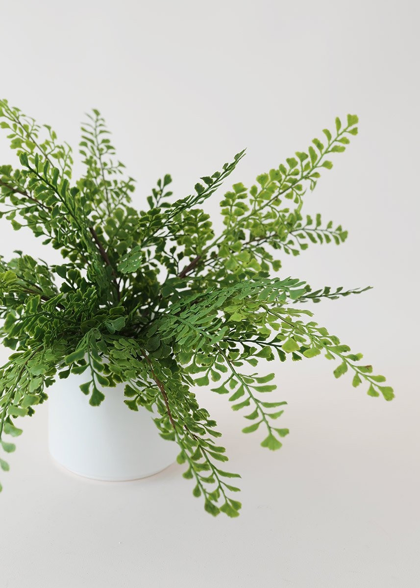 UV Protected Indoor/Outdoor Fake Maidenhair Fern - 19" | Afloral (US)