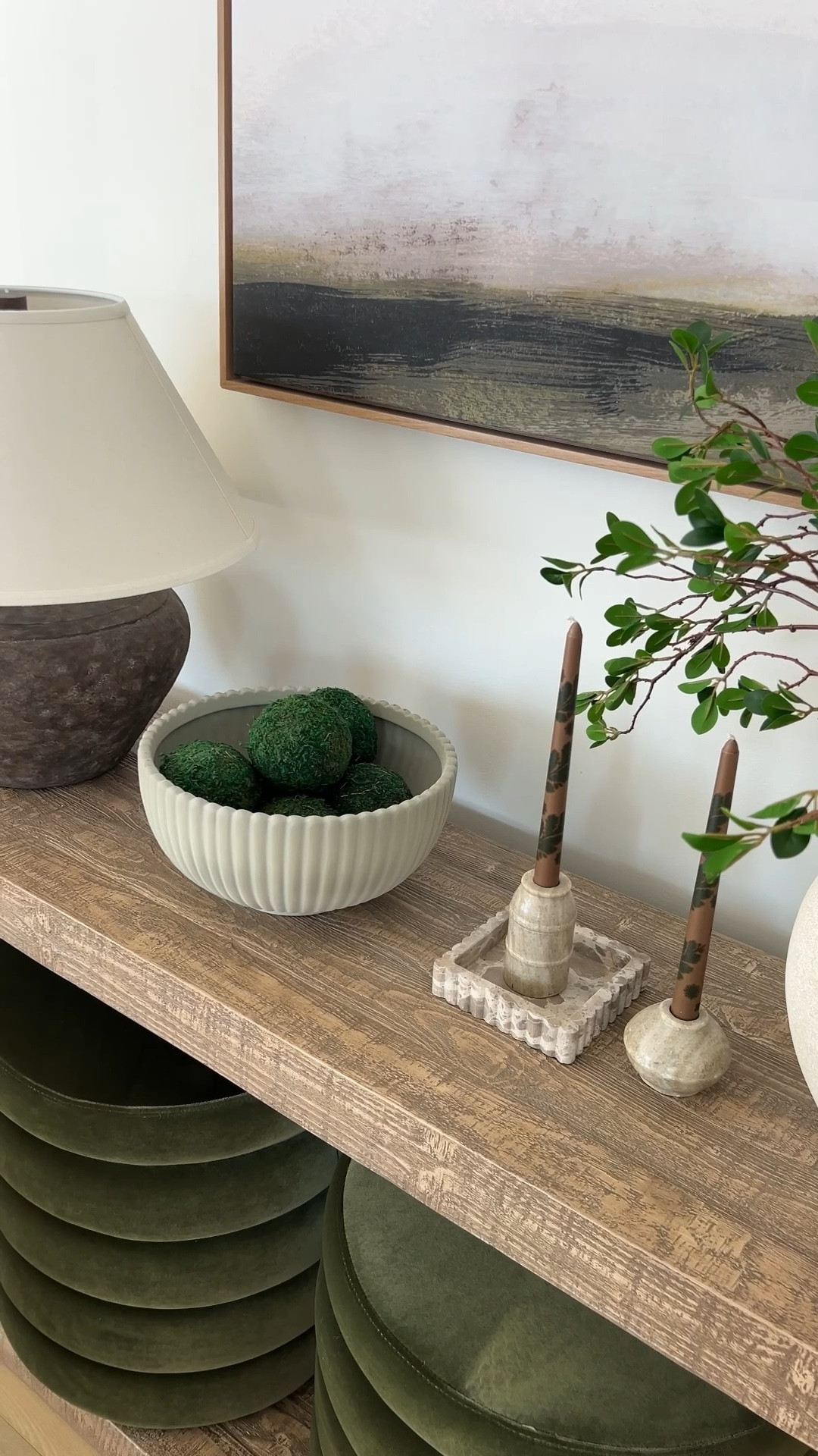 Modern earthy console table decor 

#LTKHome #LTKSaleAlert #LTKSeasonal