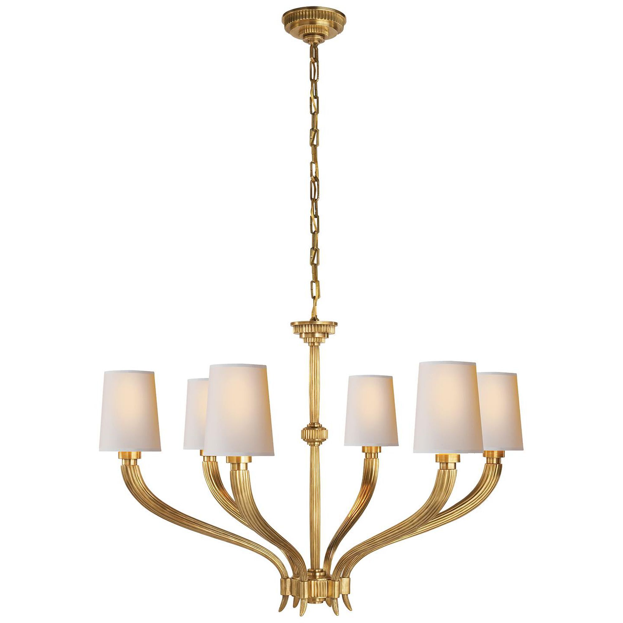 E. F. Chapman Ruhlmann 35 Inch 6 Light Chandelier by Visual Comfort and Co. | Capitol Lighting 1800lighting.com