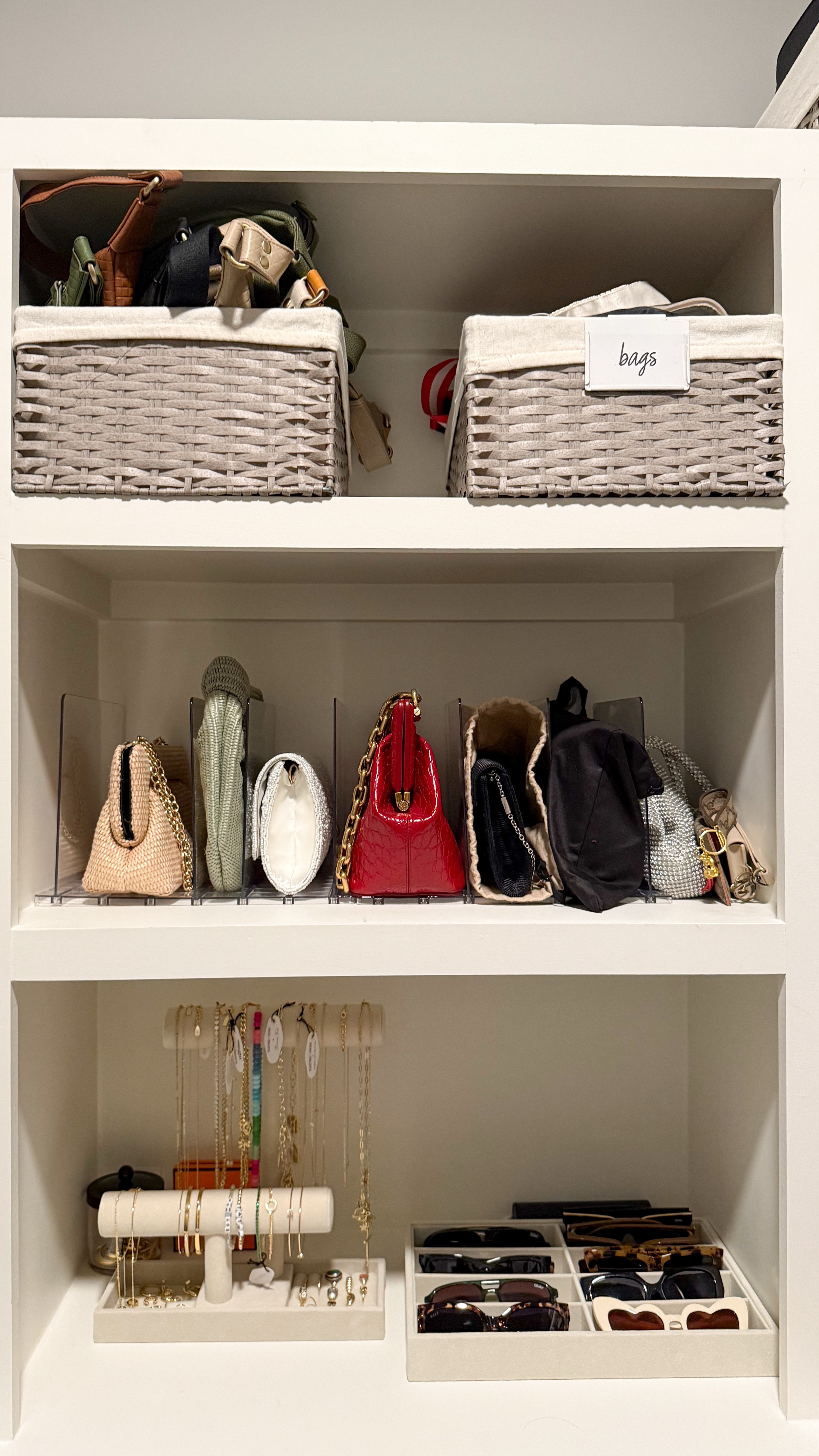 Jewelry and accessories organization in my closet! 

#LTKStyleTip #LTKFindsUnder50 #LTKHome