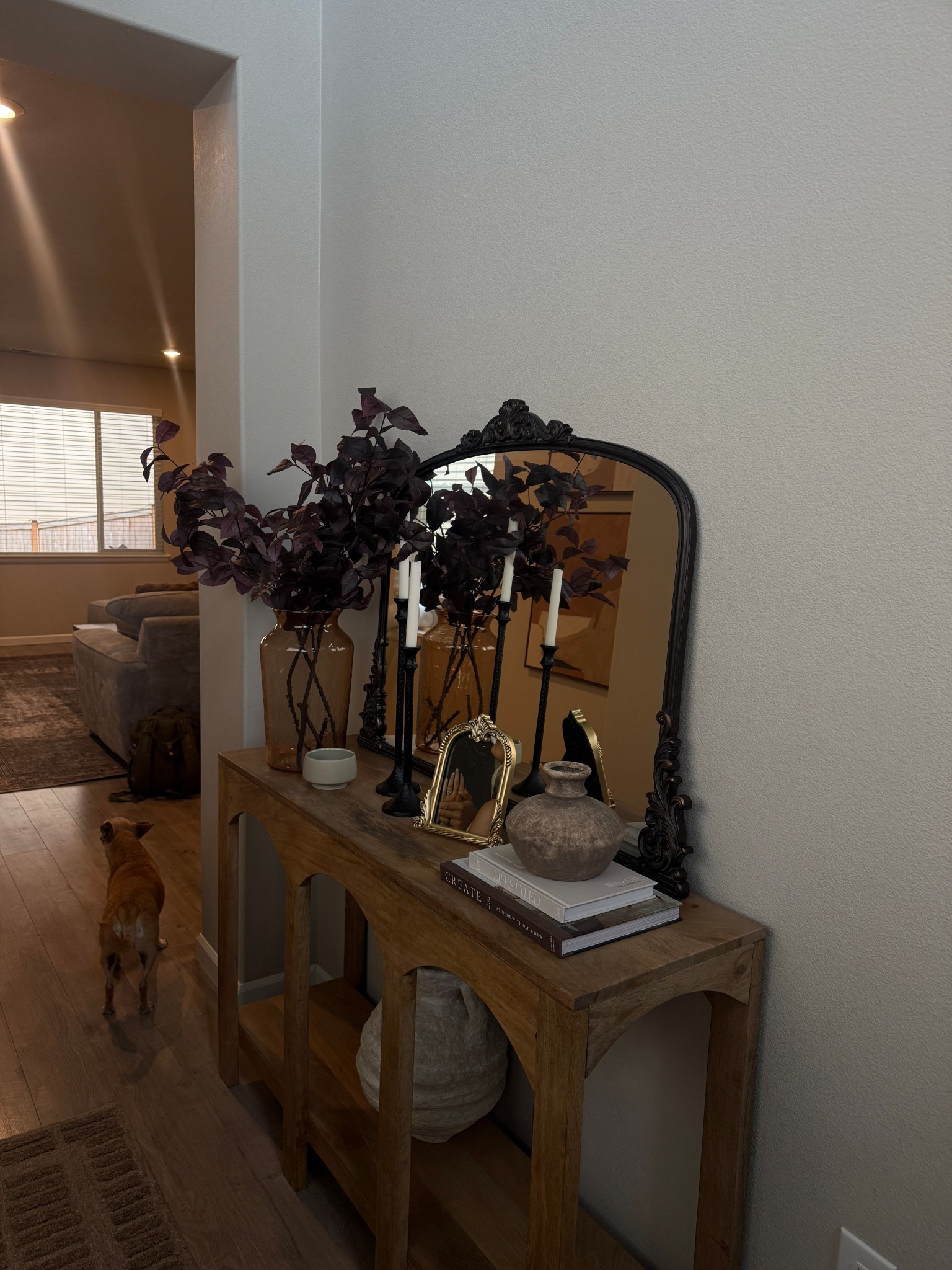 Entry way table 🍂 #fall #entryway 