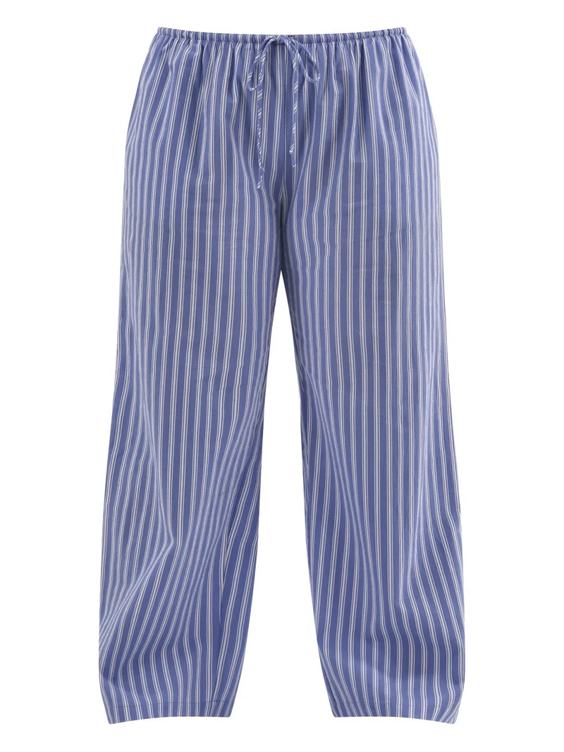 No Boundaries Cotton Wide Leg Beach Pants, Women's and Women's Plus | Walmart (US)