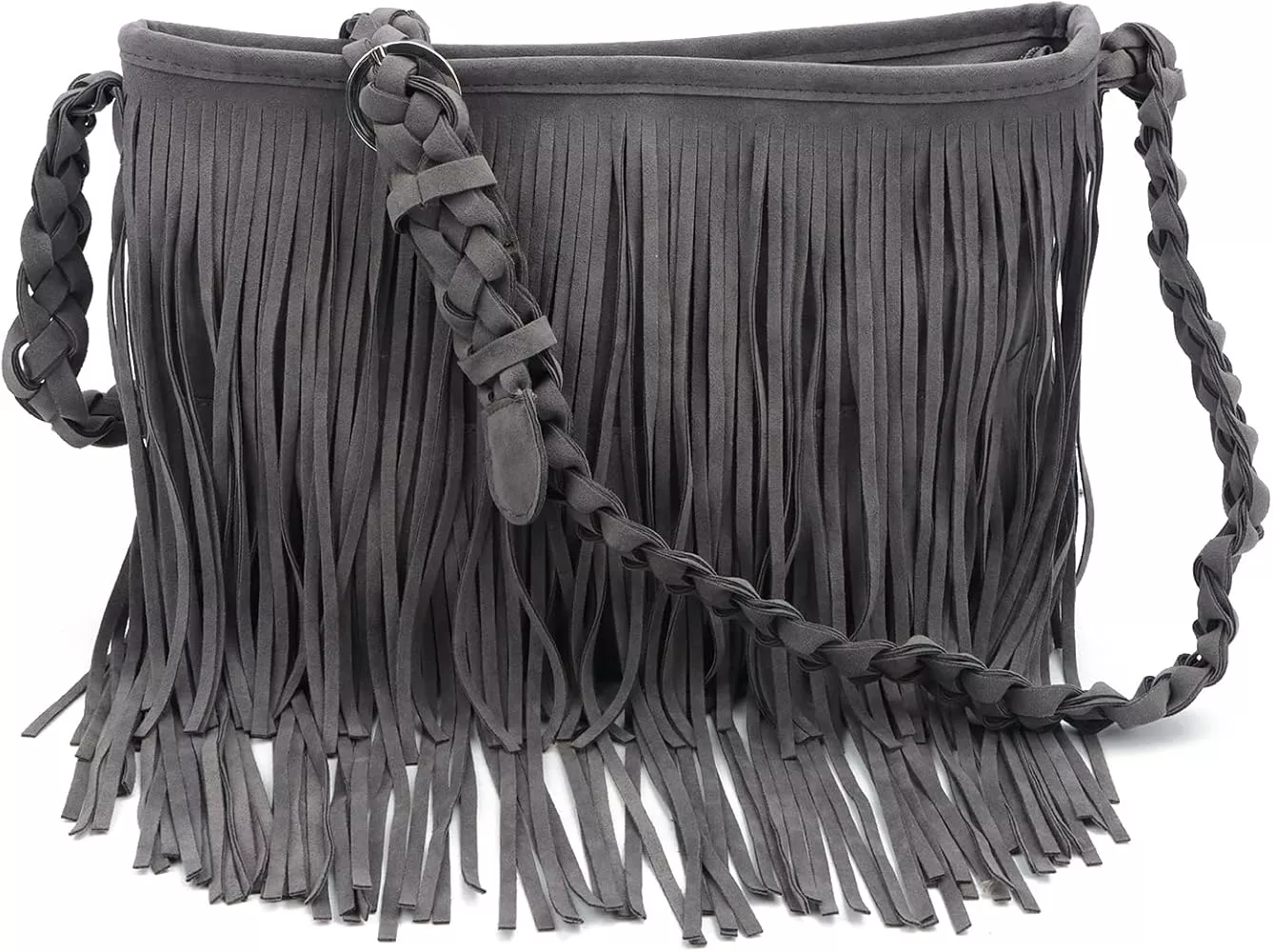  Women's Faux Suede Fringe Crossbody Purse Tassel Shoulder Bag  Hippie Boho Western Purse Nashville Country Concert Outfits (Brown,One  Size) : Clothing, Shoes & Jewelry