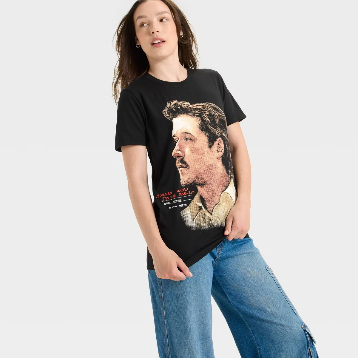 Women's Morgan Wallen Problem Short Sleeve Graphic T-Shirt - Black (Target Exclusive) | Target