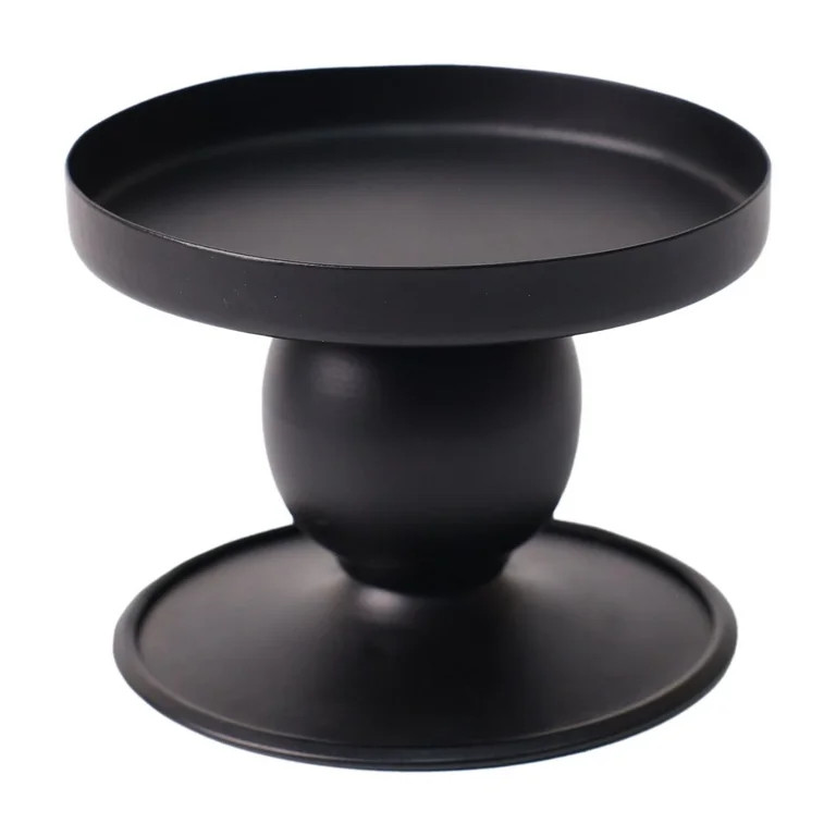 Mainstays 3.25 inch Flipable Candle Holder, Black | Walmart (US)