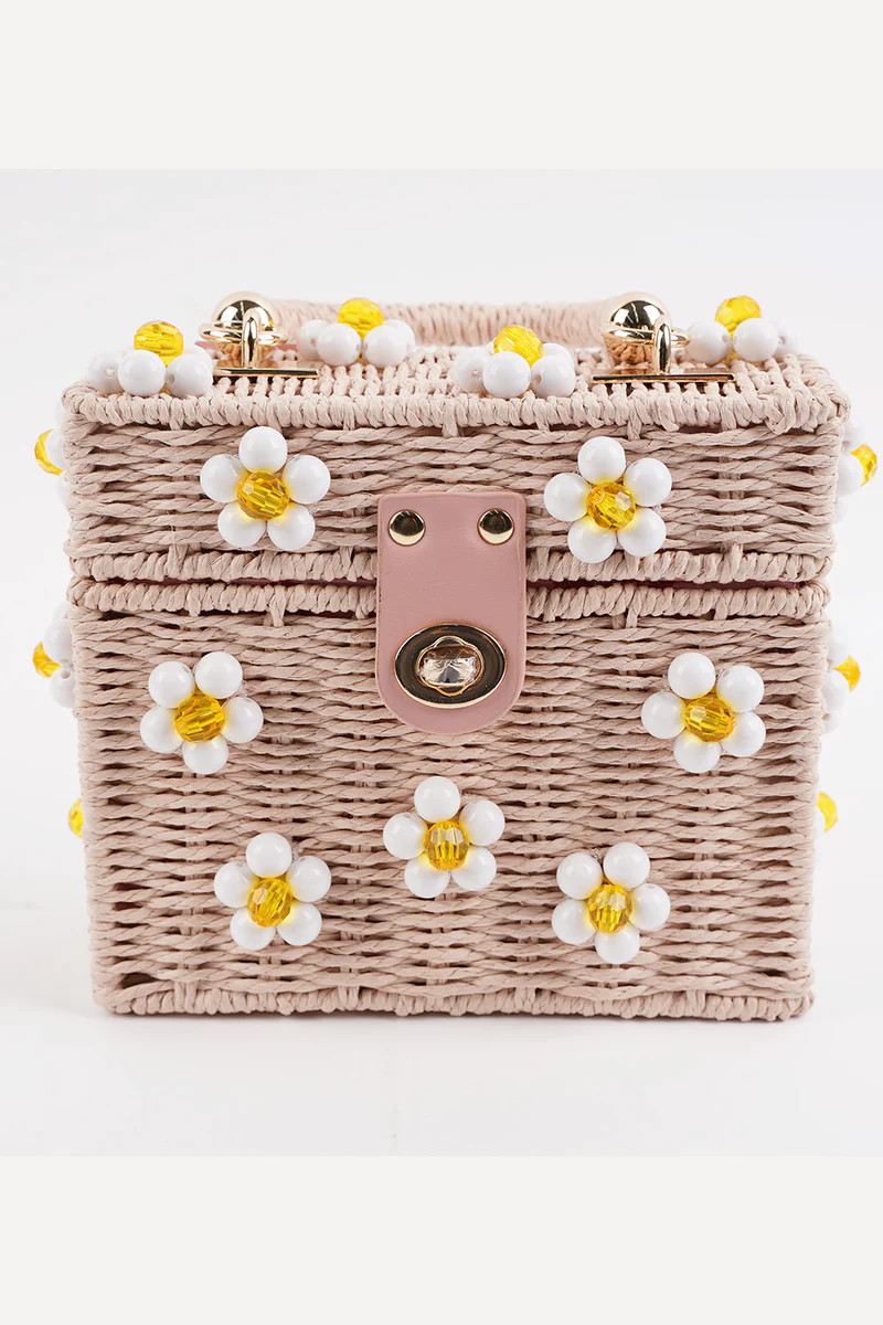 BuddyLove x Jenna Lee | Daisy Bag | Light Pink + White | BuddyLove