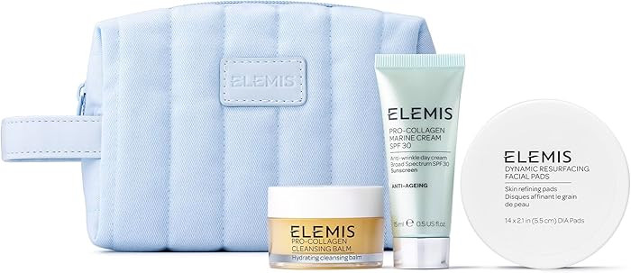ELEMIS Healthy Skin Exclusive Travel Set | Pro-Collagen Cleansing Balm Mini, Marine Cream SPF 30 ... | Amazon (US)