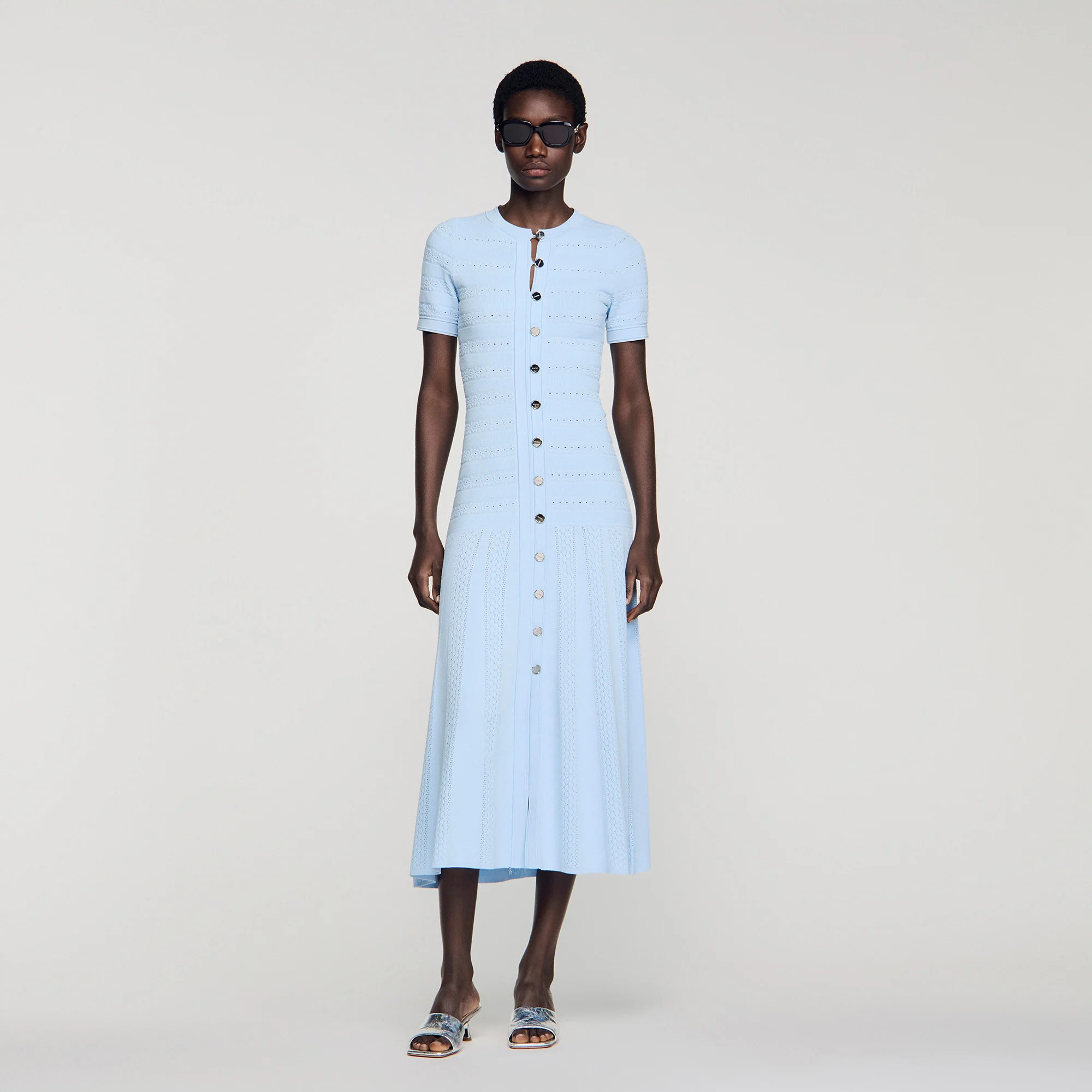 Knit maxi dress | Sandro US | Sandro-Paris US