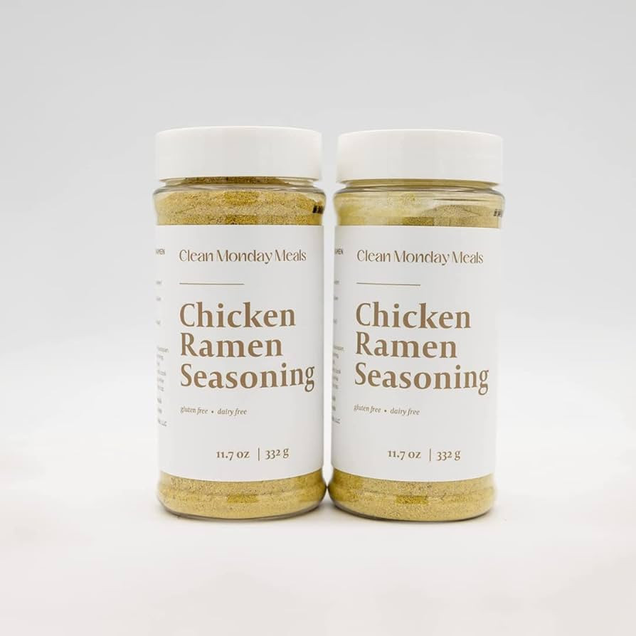 Clean Monday Meals Chicken Ramen Seasoning Mix | Dairy Free & Gluten Free | Two Pack | Amazon (US)