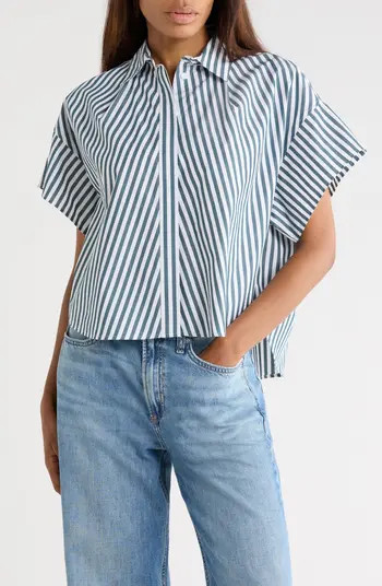 rag & bone Maura Stripe Button-Up Shirt | Nordstromrack | Nordstrom Rack