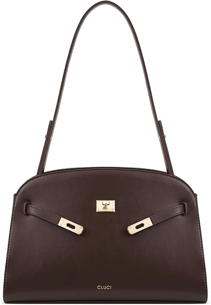 CLUCI Shoulder Bag for Women, Designer Purses and Handbags Hobo Bag | Vegan Leather Satchel Bag w... | Amazon (US)