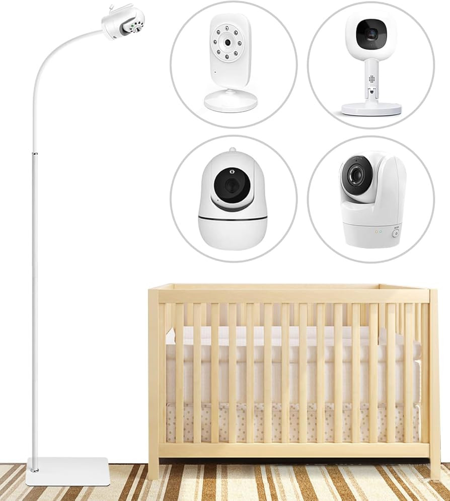 Flexible Adjustable Height Floor Stand Mount for Infant Optics DXR-8 Pro and Hellobaby HB6560/HB6... | Amazon (US)
