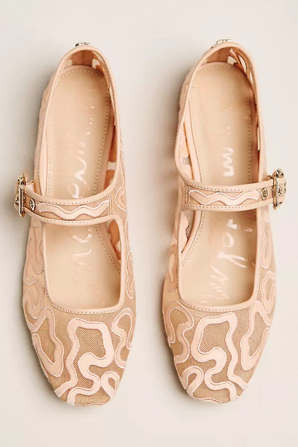 Sam Edelman Michaela Mesh Mary Jane Flats | Anthropologie (US)