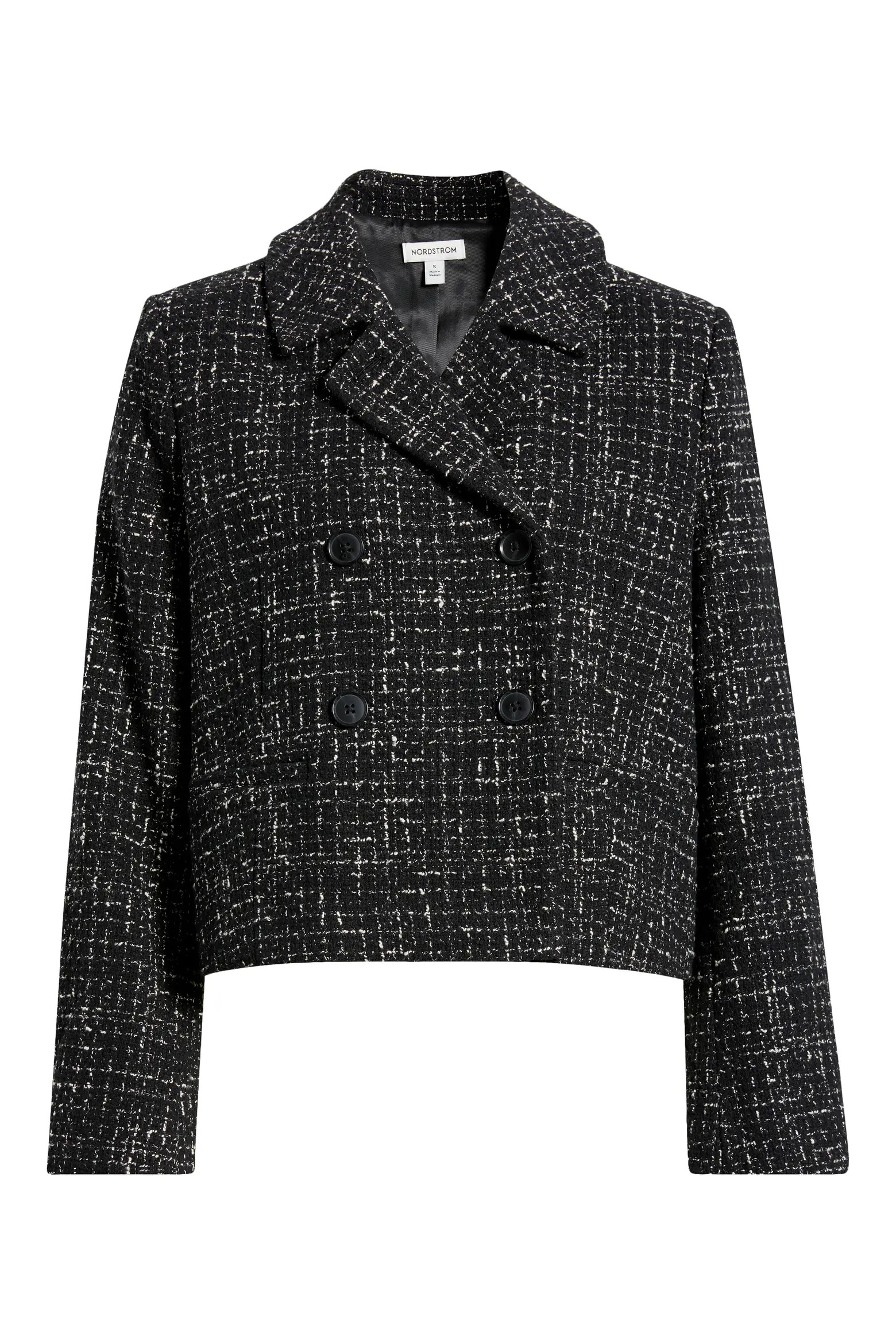 Textured Cropped Jacket (Women) | Nordstrom | Nordstrom