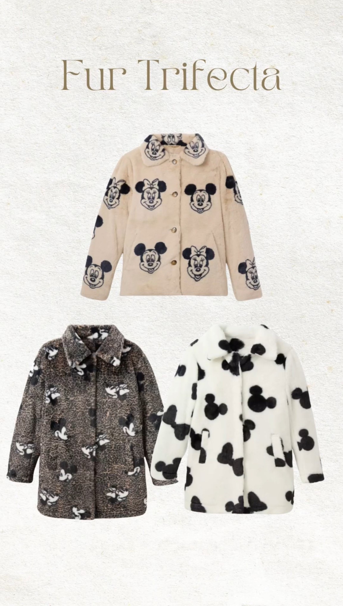 Disney Fur trifecta ✨

#LTKGiftGuide #LTKHoliday #LTKStyleTip