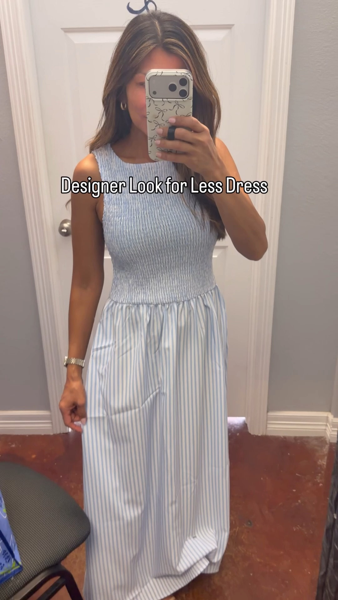 I’m 5’2” 118#ish for reference.
Received compliments on this dress today. I actually didn’t wear for the day-this was at the alterations place. I’m having it hemmed 3” shorter. I love it and planning on packing this for Europe. 
In size small tts. Sandals tts

#LTKPetite #LTKOver40