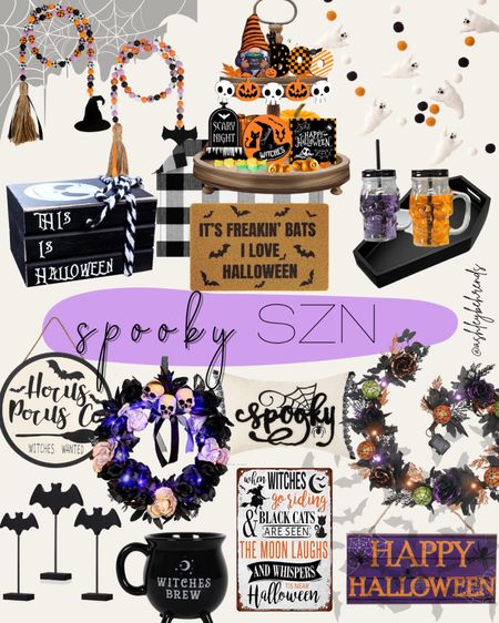 Amazon Spooky Season decor 🕸🎃🕷👻💜 Halloween home decorations #spookyszn #spookyseason #halloween #halloweendecor #mugs #cups #spooky #skull #happyhalloween #fall #falldecor #homedecor #nightmarebeforechristmas #jackskellington #hocuspocus #wreath #halloweenwreath #fallwreath #garland #outdoormat #bats #farmhousebeads #tieredtray #traydecor #coffin #ghosts #boo #hocuspocus #witch 

#LTKhome #LTKSeasonal #LTKunder100