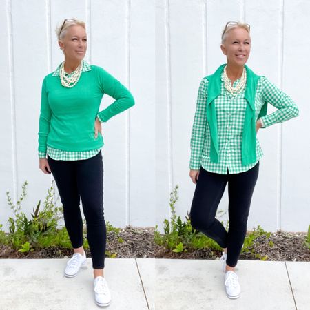 Spring Outfit / March / St. Patrick’s Day / Gingham / Business Casual

#LTKFind #LTKworkwear #LTKSeasonal