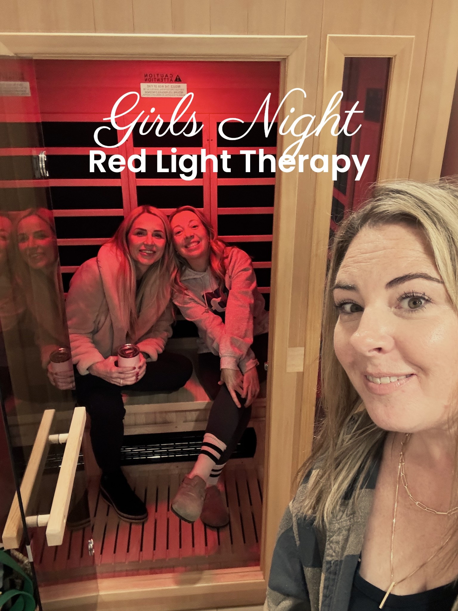 Nothing like a little Red Light Therapy to add to your girls night! The girls came to check out our Sauna!! So many health benefits to an infrared sauna and this one is soooo easy to put together! 

#LTKBeauty #LTKdayinmylife #LTKselfcare