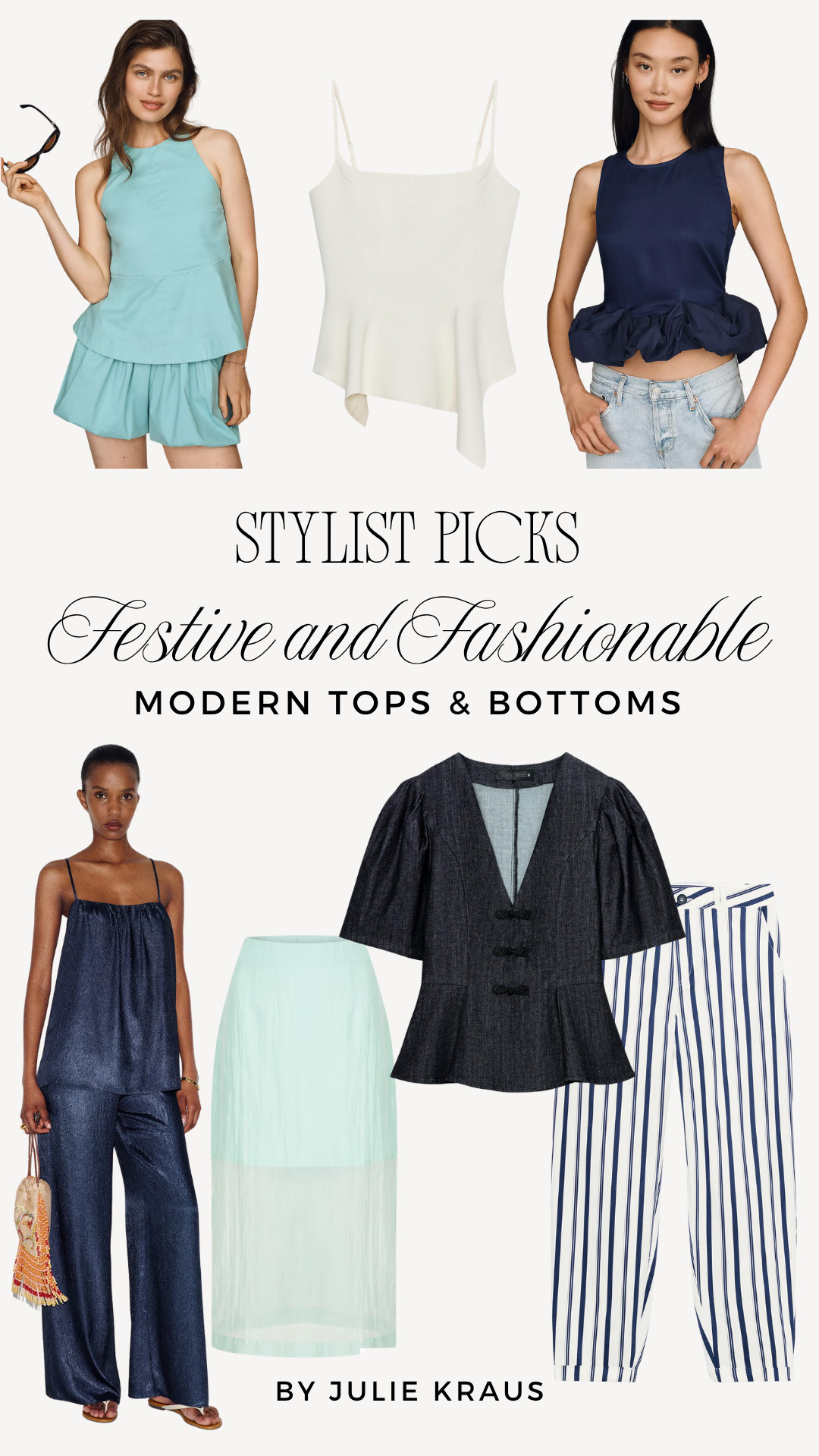 The tops and bottoms making it easy to put together a festive, chic look for the Fourth without overthinking it. Mix, match, and make it yours. Festive & Fashionable • Fourth of July Style • Summer Outfit Ideas 

 #LTKSeasonal #LTKOver40