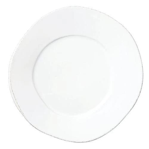 VIETRI Lastra European Dinner Plate, White | Waiting On Martha