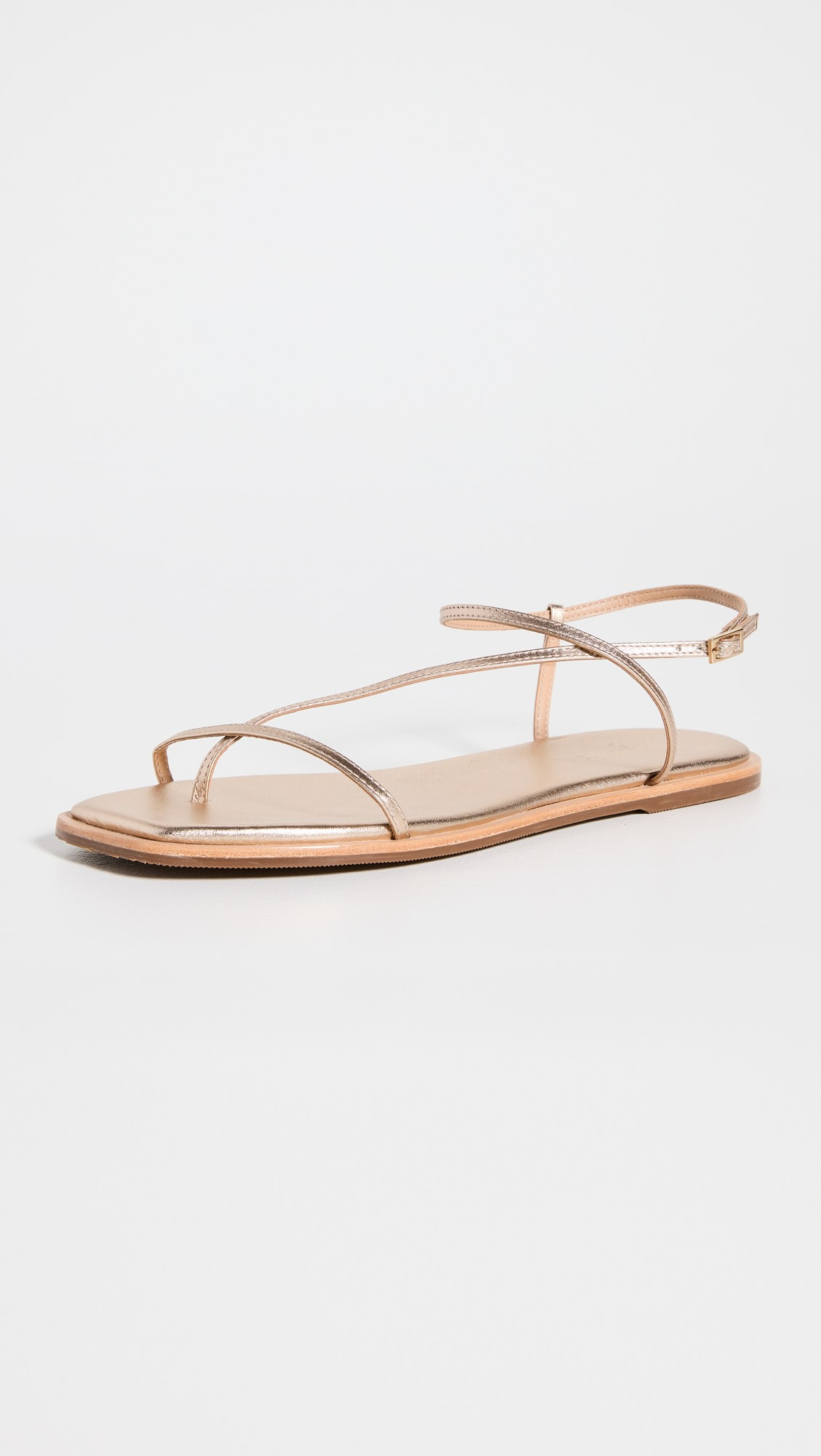 KAANAS Alayta Square Toe Naked Sandals | Shopbop | Shopbop