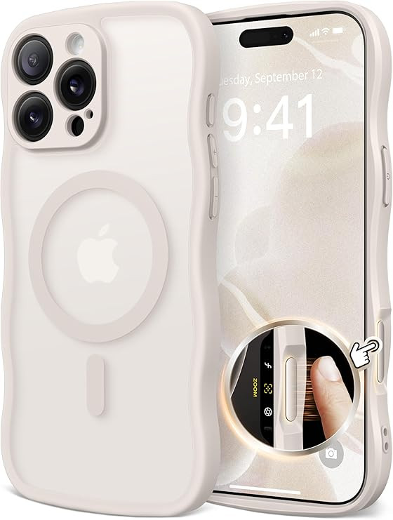 CAPRARO for iPhone 16 Pro Max Case for Women Girls, Upgraded [Full Camera Protection] [Compatible... | Amazon (US)