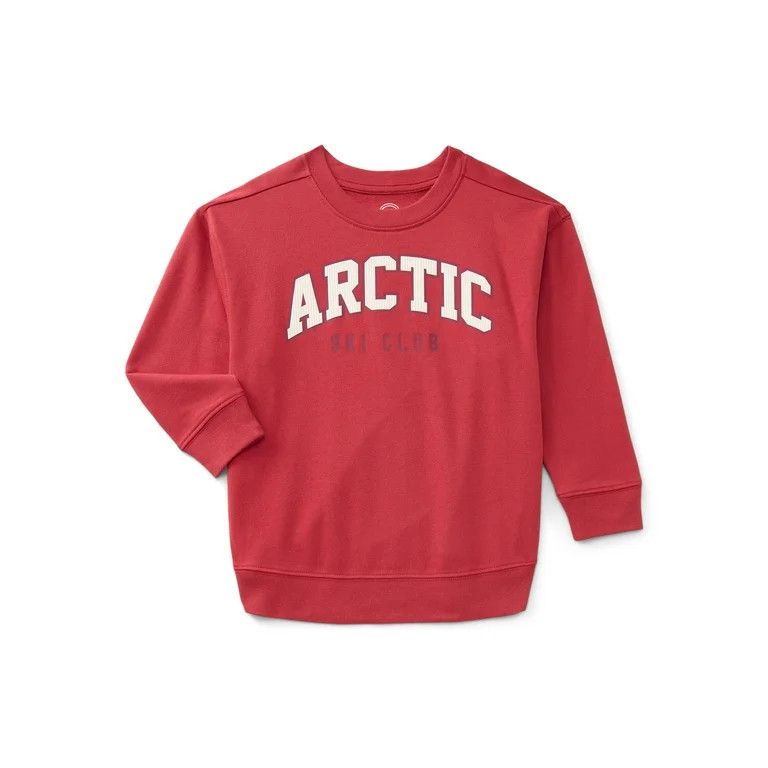 Wonder Nation Boys Graphic Sweatshirt with Long Sleeves, Size 4-10 | Walmart (US)