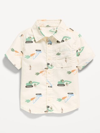 Short-Sleeve Oxford Shirt for Toddler Boys | Old Navy (US)
