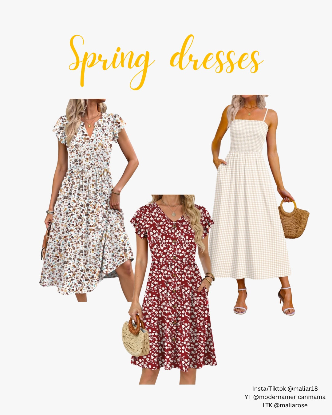Walmart offers these adorable spring dresses perfect for 2026! Hi customer ratings, modest, cute designs plus light and airy for the season  

#LTKootd #LTKSeasonal #LTKgrwm