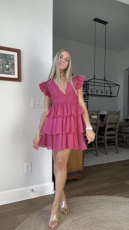 #showpo #showpohaul #showpodress #haul #tryonhaul #tryon #tryonwithme #shoppinghaul #dresseshaul #dresstok #minidress #maxidress #dresses #dressstyle #outfit #style #ootd #ootn #outfitoftheday #fashionstyle  #outfitinspiration #outfitinspo try on, formal dress, mini dress, maxi dress, birthday outfit #dressoutfit #partydress #partyoutfit #datenight #weddingguestdress #weddingdress #holidayoutfits #partystyle 
ELBERTINE MINI DRESS - FLUTTER SLEEVE PLEATED DRESS IN HOT PINK

#LTKstyletip #LTKfindsunder100 #LTKVideo