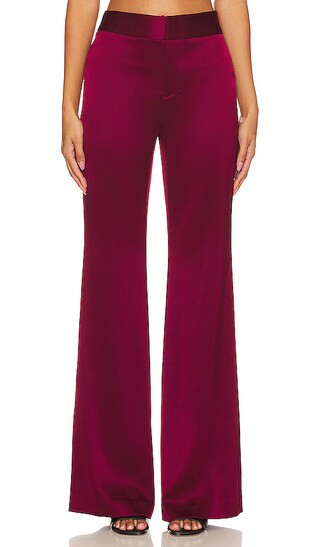Deanna Hr Slim Bootcut Pant in Bordeaux | Revolve Clothing (Global)