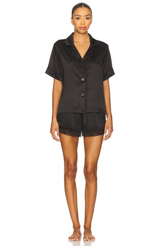 Flora Nikrooz Selena Pajama Set in Black from Revolve.com | Revolve Clothing (Global)