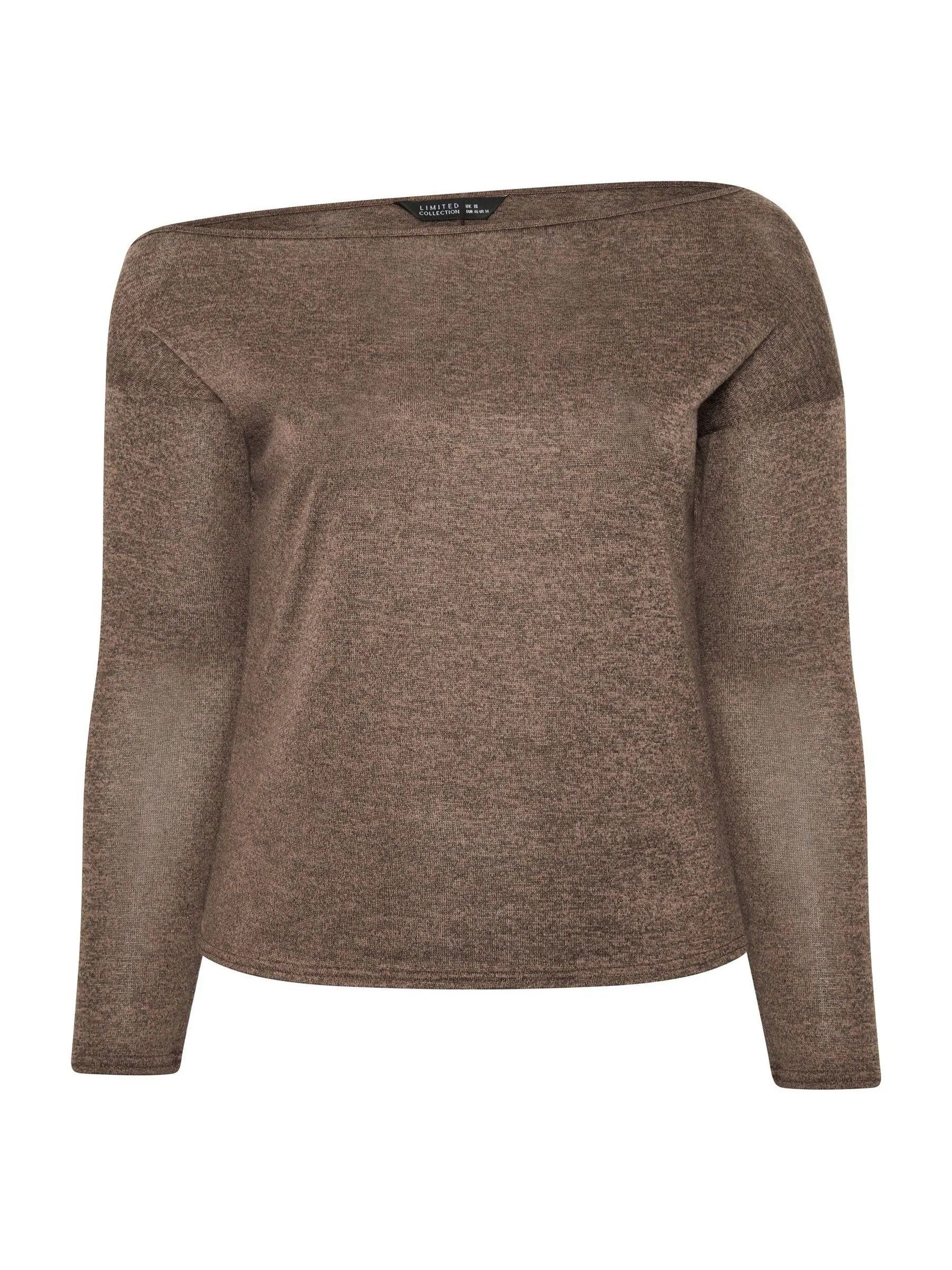 yourscurve Yours Curve Natural Limited Off Shoulder Slouch Top | Next US