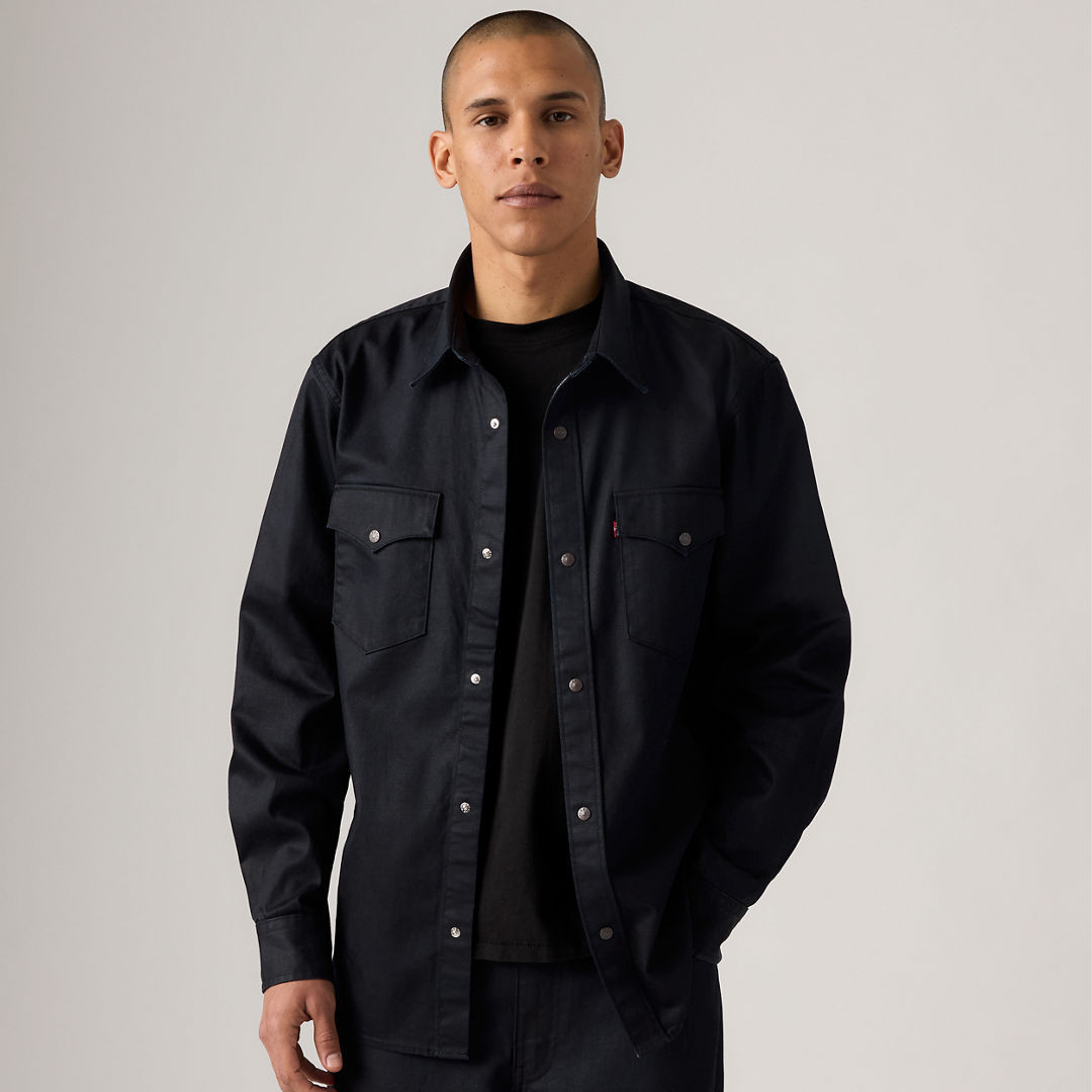 Levi's Relaxed Fit Western Shirt Chambray - Men's L | Levi's US