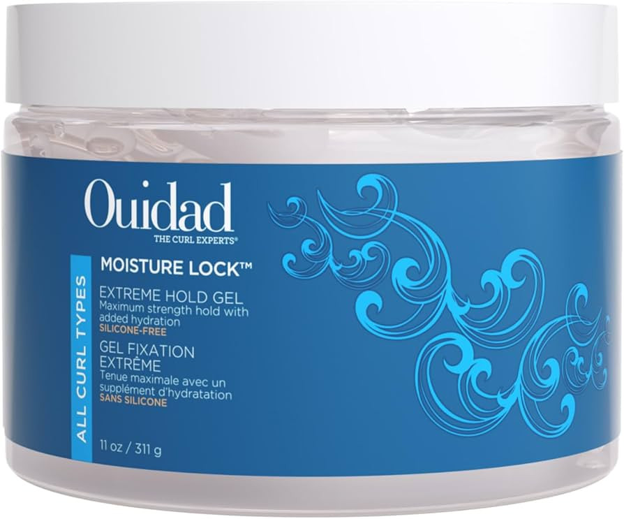 Ouidad Moisture Lock Extreme Hold Hair Gel - 11 oz, Maximum Hold Hair Gel for Women & Men, Infuse... | Amazon (US)