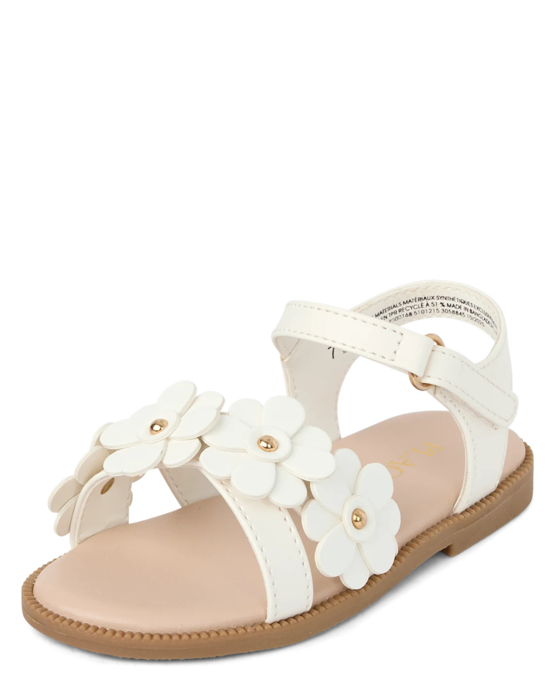Toddler Girls Floral Sandals - white | The Children's Place