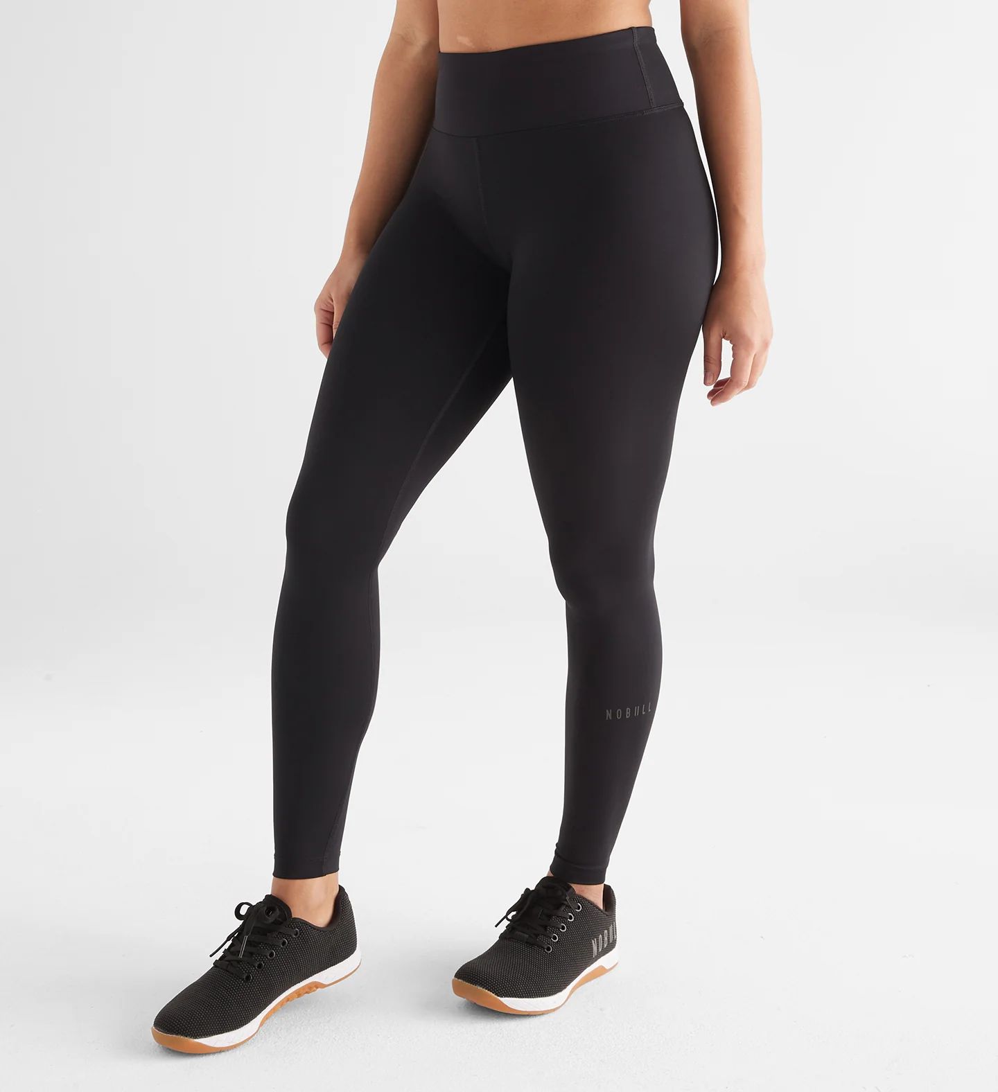 WOMEN'S HIGH-RISE SLEEK TIGHT 28" | BLACK | NOBULL | NOBULL