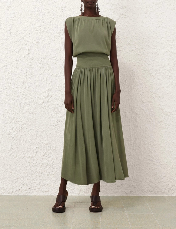 Illuminate Gathered Skirt | ZIMMERMANN (UK)