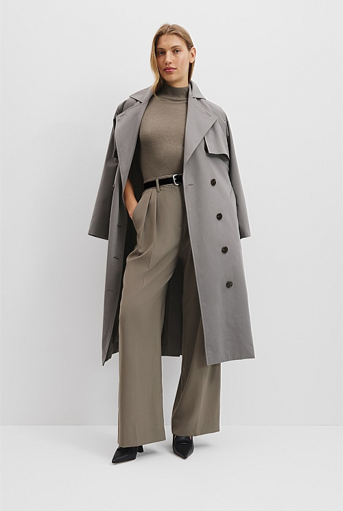 Pleat Wool Pant | Country Road
