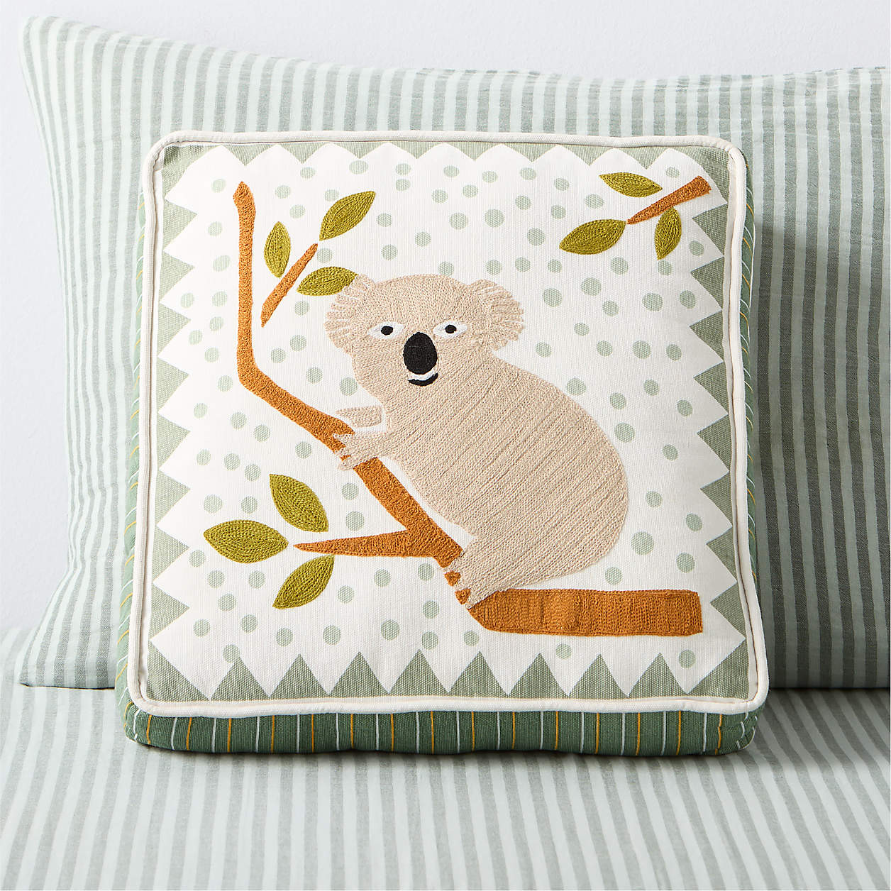 Endangered Animal Tala Koala Kids Throw Pillow + Reviews | Crate & Kids | Crate & Barrel