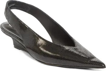 Snakeskin Embossed Wedge Pump (Women) | Nordstrom