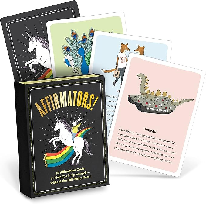 Affirmators! Original: 50 Affirmation Cards Deck For You Help Yourself without The Self-Helpy-Nes... | Amazon (US)