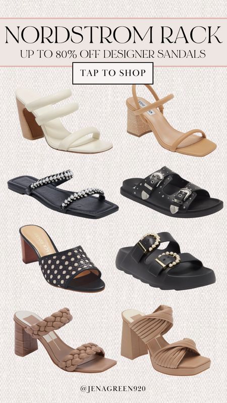 Nordstrom Rack | Nordstrom Rack Sandals | Designer Sandals | Steve Madden | Dolce Vita 

#LTKshoecrush #LTKsalealert #LTKfindsunder50