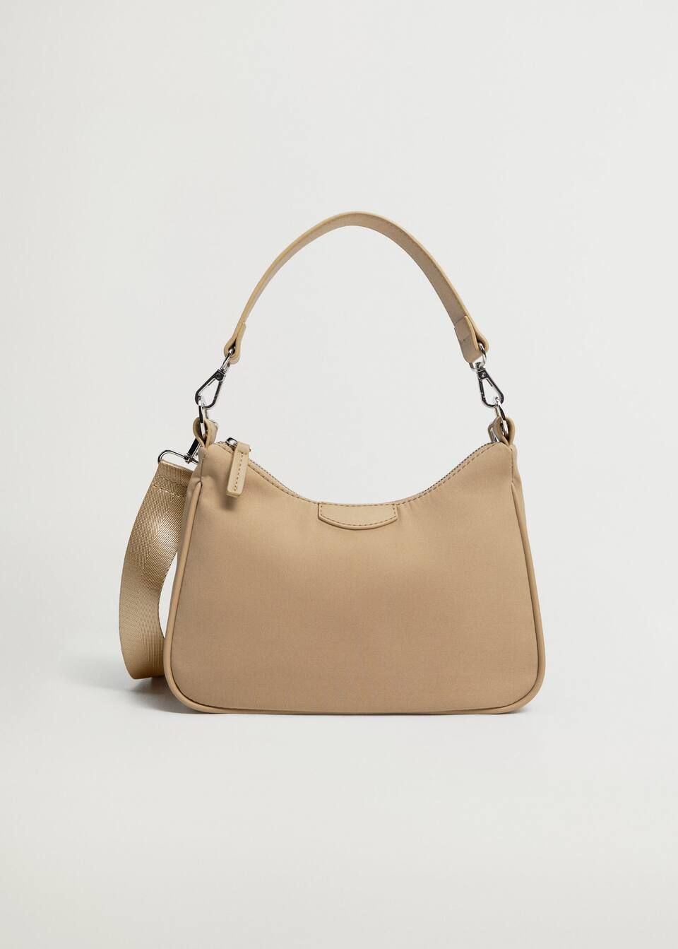 Double handle baguette bag | MANGO (US)