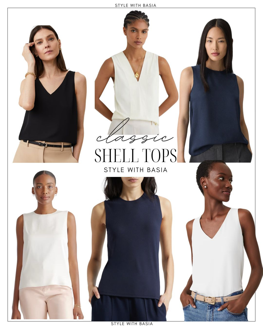 A classic shell top may not be the most exciting purchase, but it is often one of the most useful. Simple, polished, and endlessly versatile.

#ClassicWardrobe #ShellTop #WardrobeBasics #TimelessStyle #ClassicStyle #StyleWithBasia 

 #LTKootd