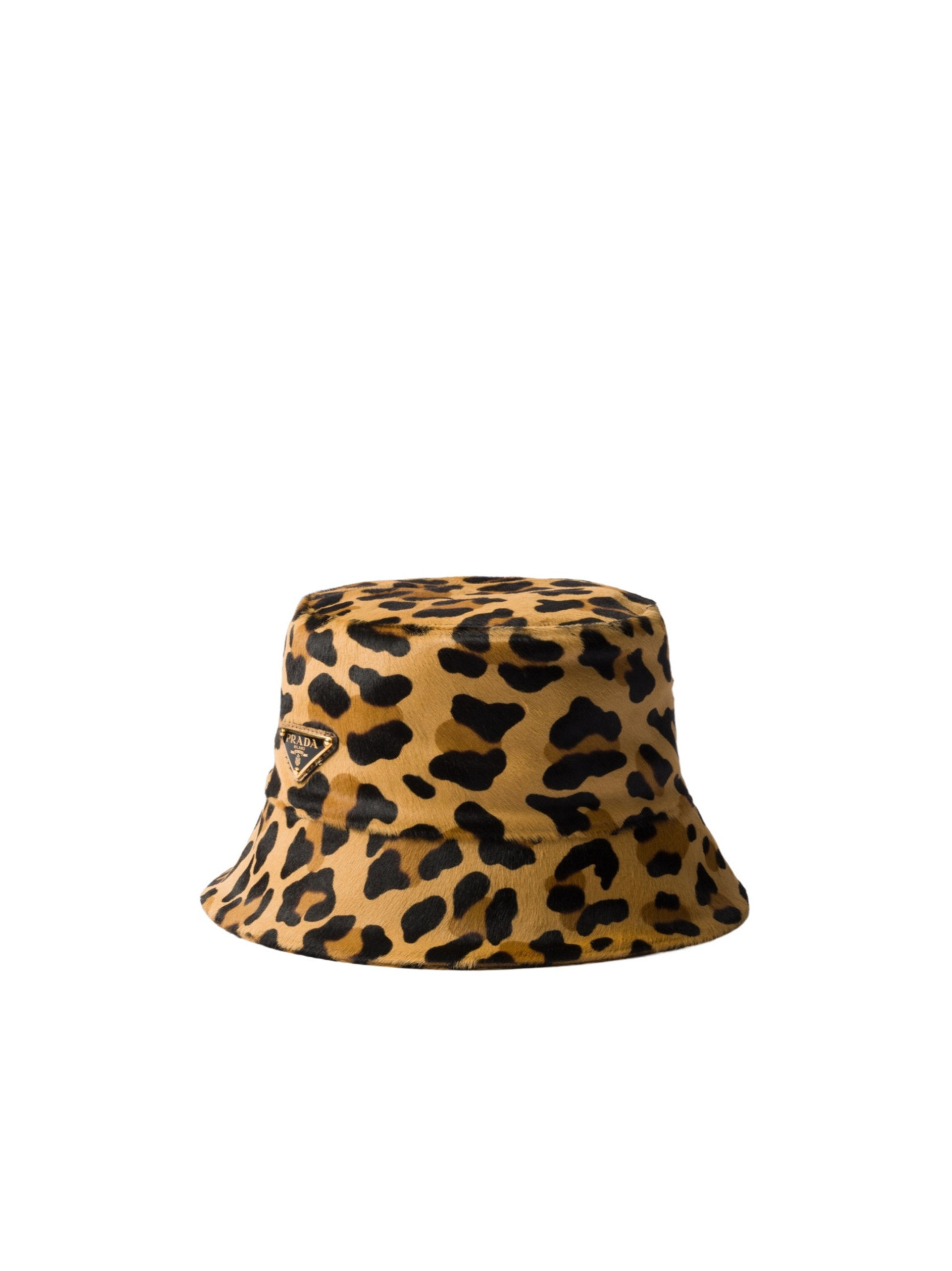 Prada Leopard-Printed Bucket Hat | Senser US
