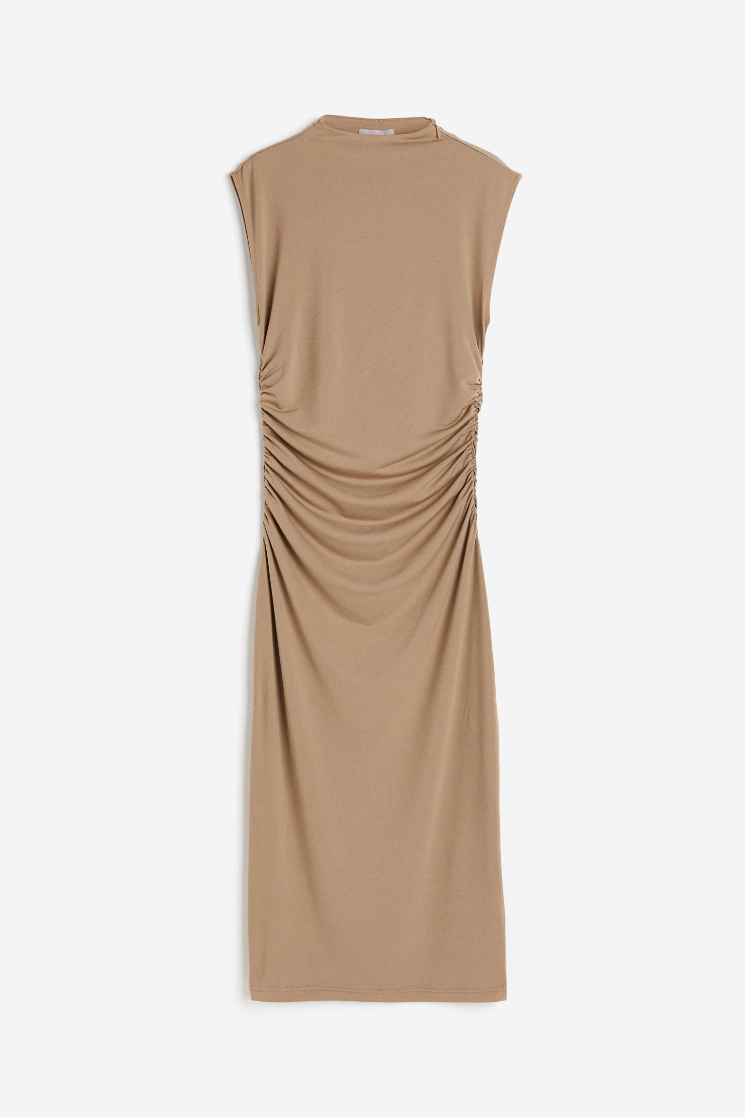 Gathered bodycon dress - Dark grey marl - Ladies | H&M GB | H&M (UK, MY, IN, SG, PH, TW, HK)