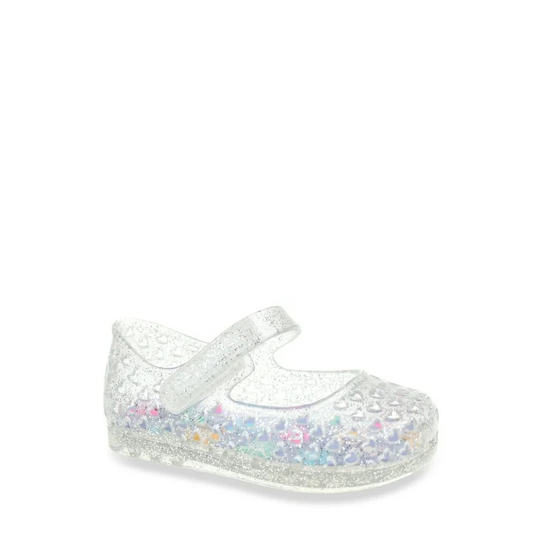 Wonder Nation Baby Girl Mary Jane Jelly Shoes | Walmart (US)