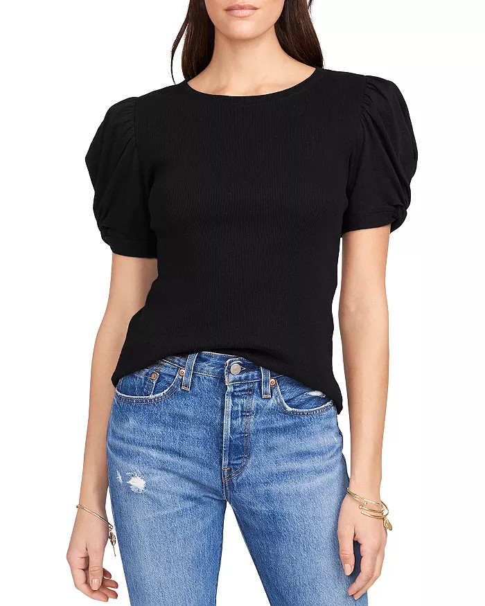 Puff Sleeve Cotton Tee | Bloomingdale's (US)